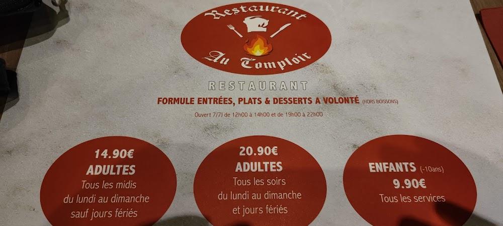 Restaurant Au Comptoir - Menu Image 2